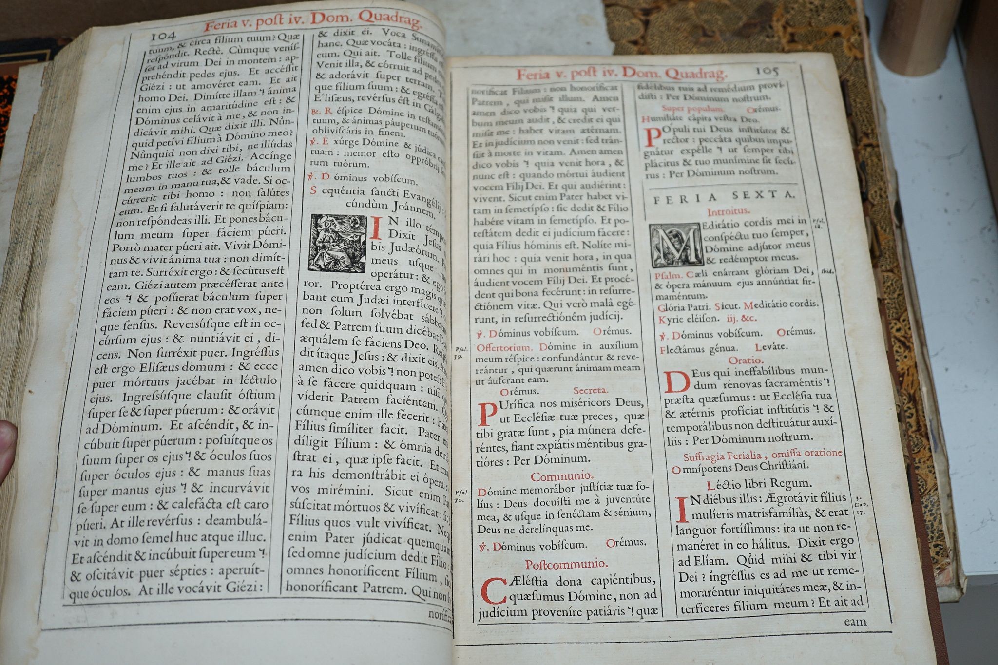 Certosini - Missale Cartusiensis Ordinis ex Ordinatore Generalis, folio, rebound, with engraved title, 428p, manuscript ‘’Supplementum’’